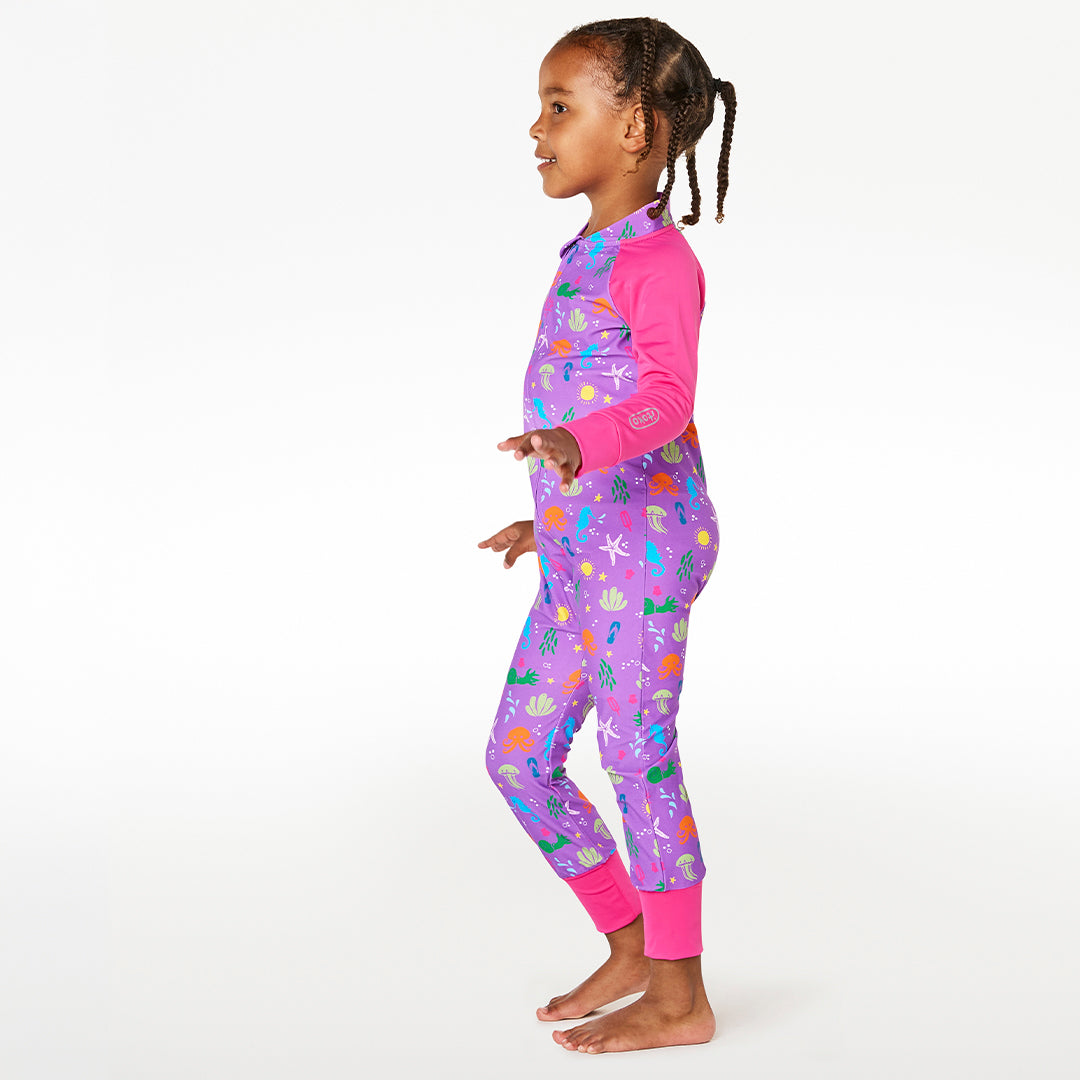 Periwinkle Wave Swimsuit