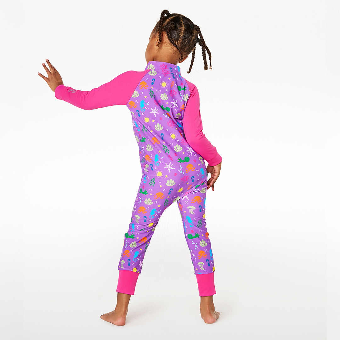 Periwinkle Wave Swimsuit