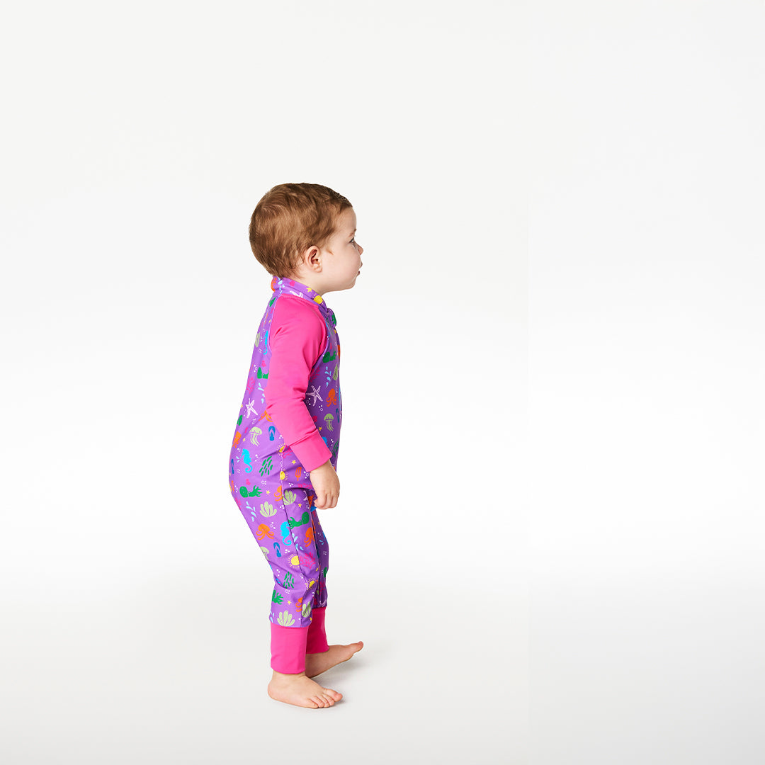Periwinkle Wave Swimsuit