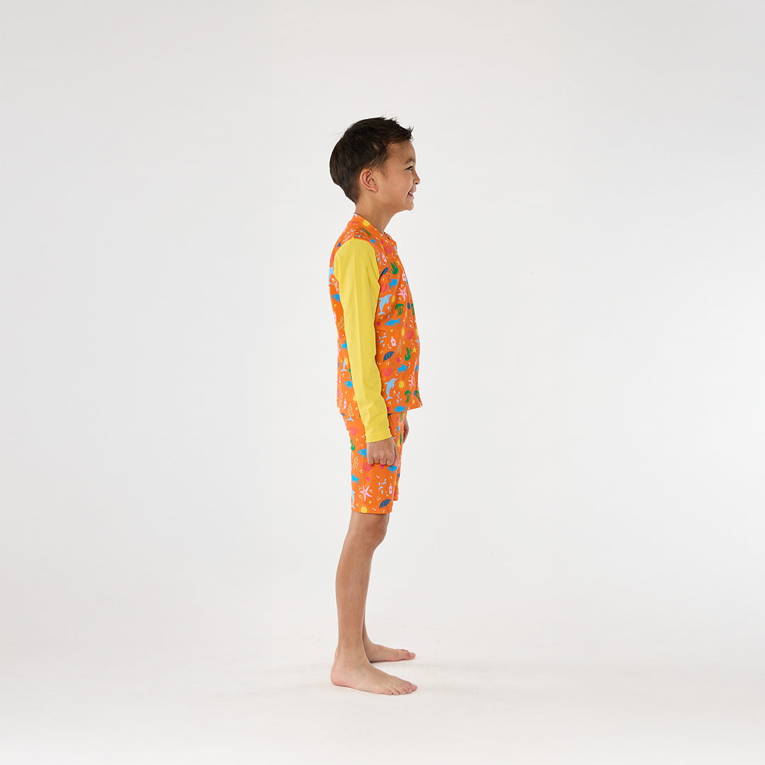 Citrus Splash Swim Shorts