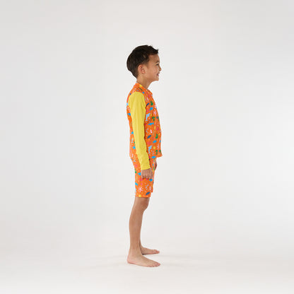 Citrus Splash Swim Shorts