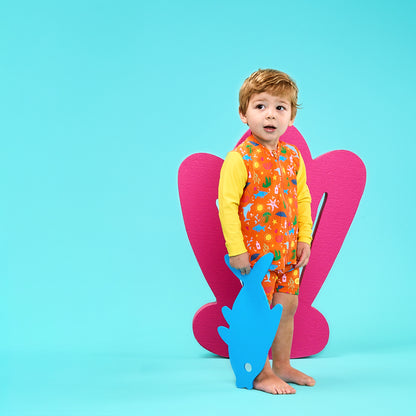 Citrus Splash Zip Up Rashie