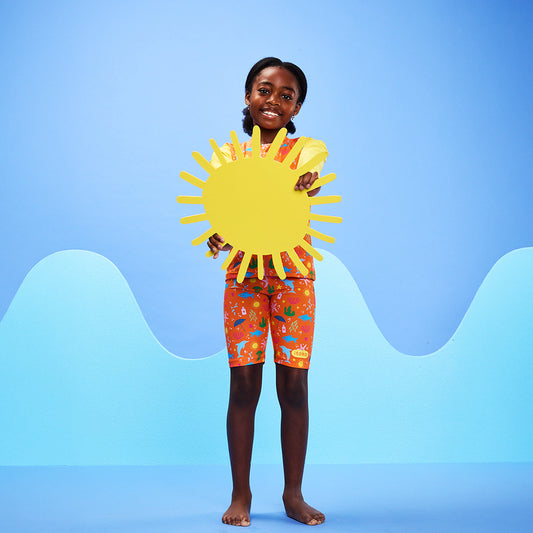 Citrus Splash Swim Shorts