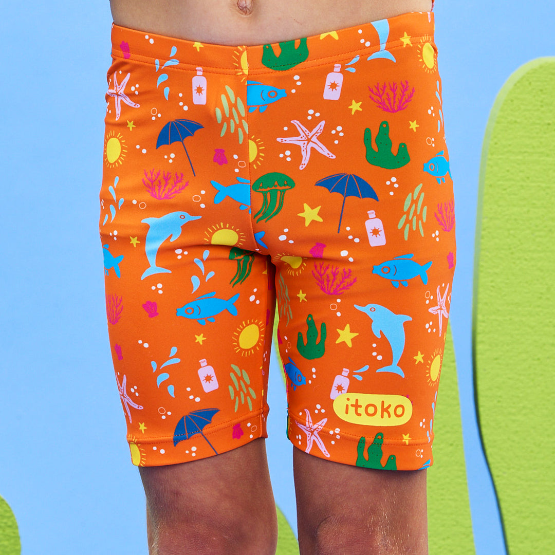 Citrus Splash Swim Shorts