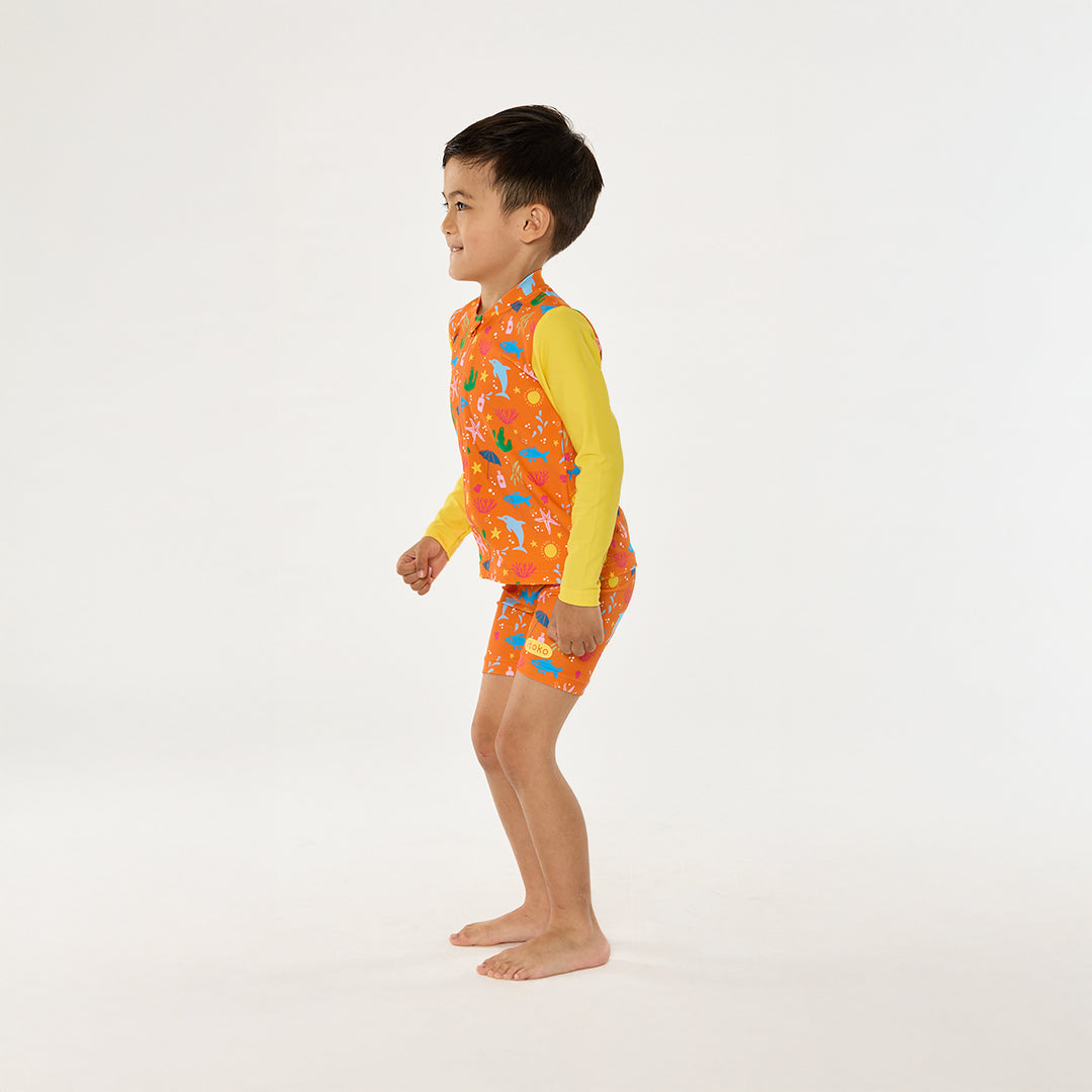 Citrus Splash Swim Shorts