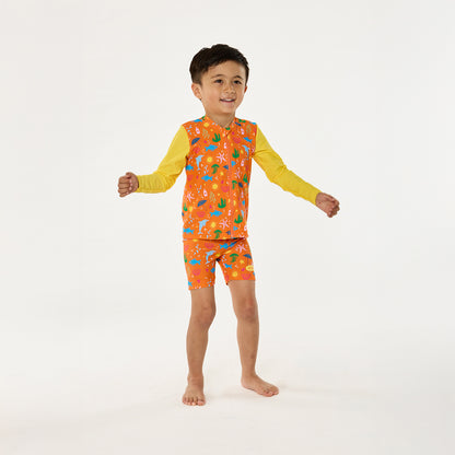 Citrus Splash Swim Shorts