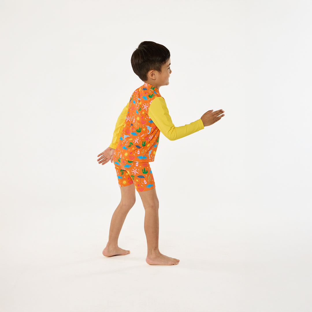 Citrus Splash Swim Shorts