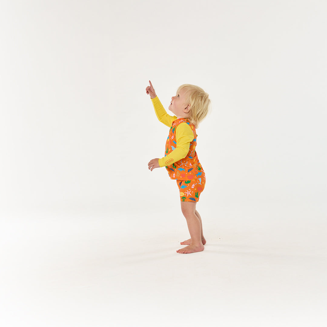 Citrus Splash Swim Shorts