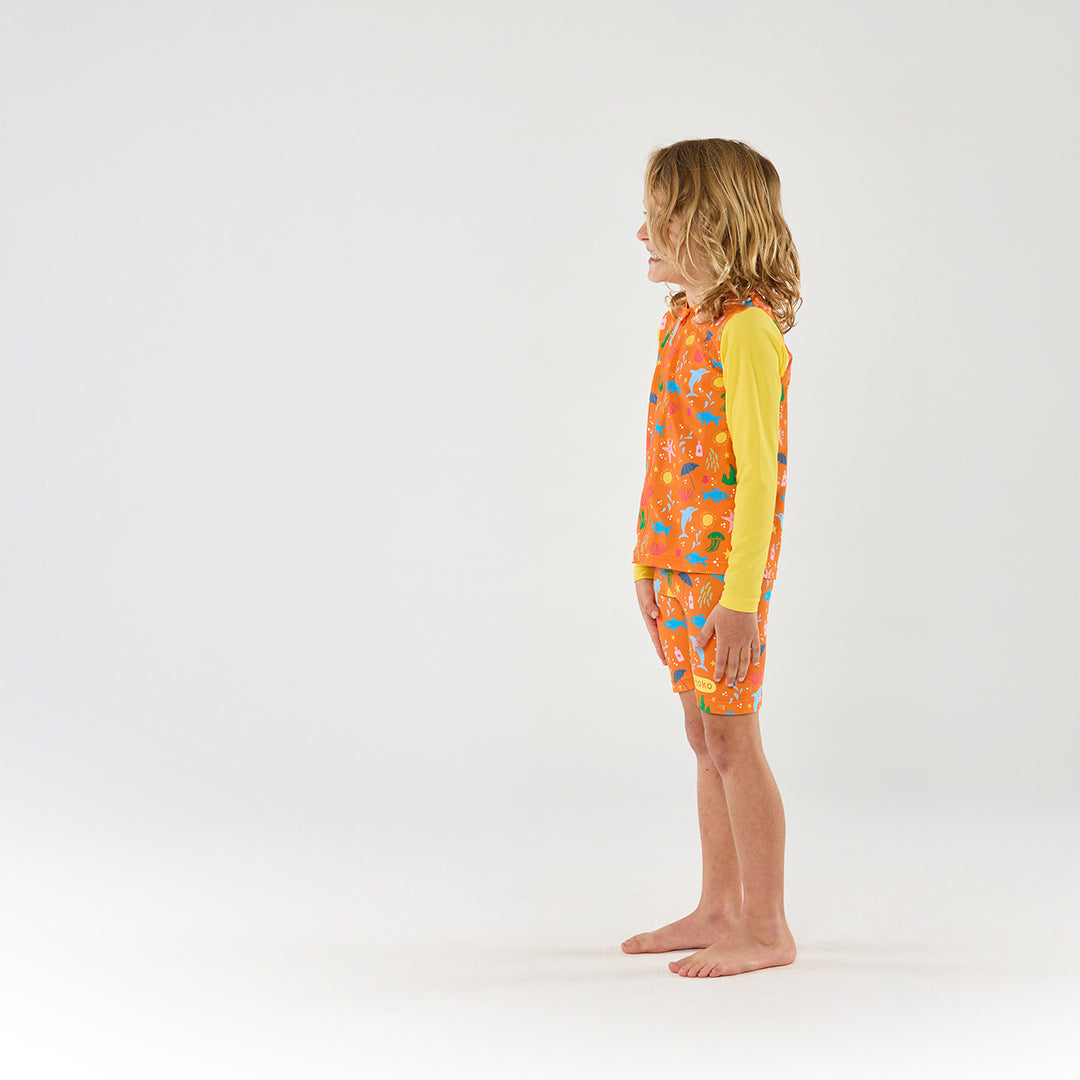 Citrus Splash Swim Shorts