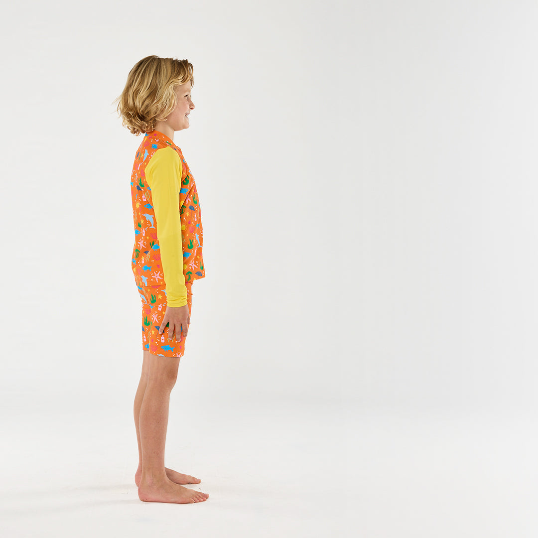 Citrus Splash Swim Shorts