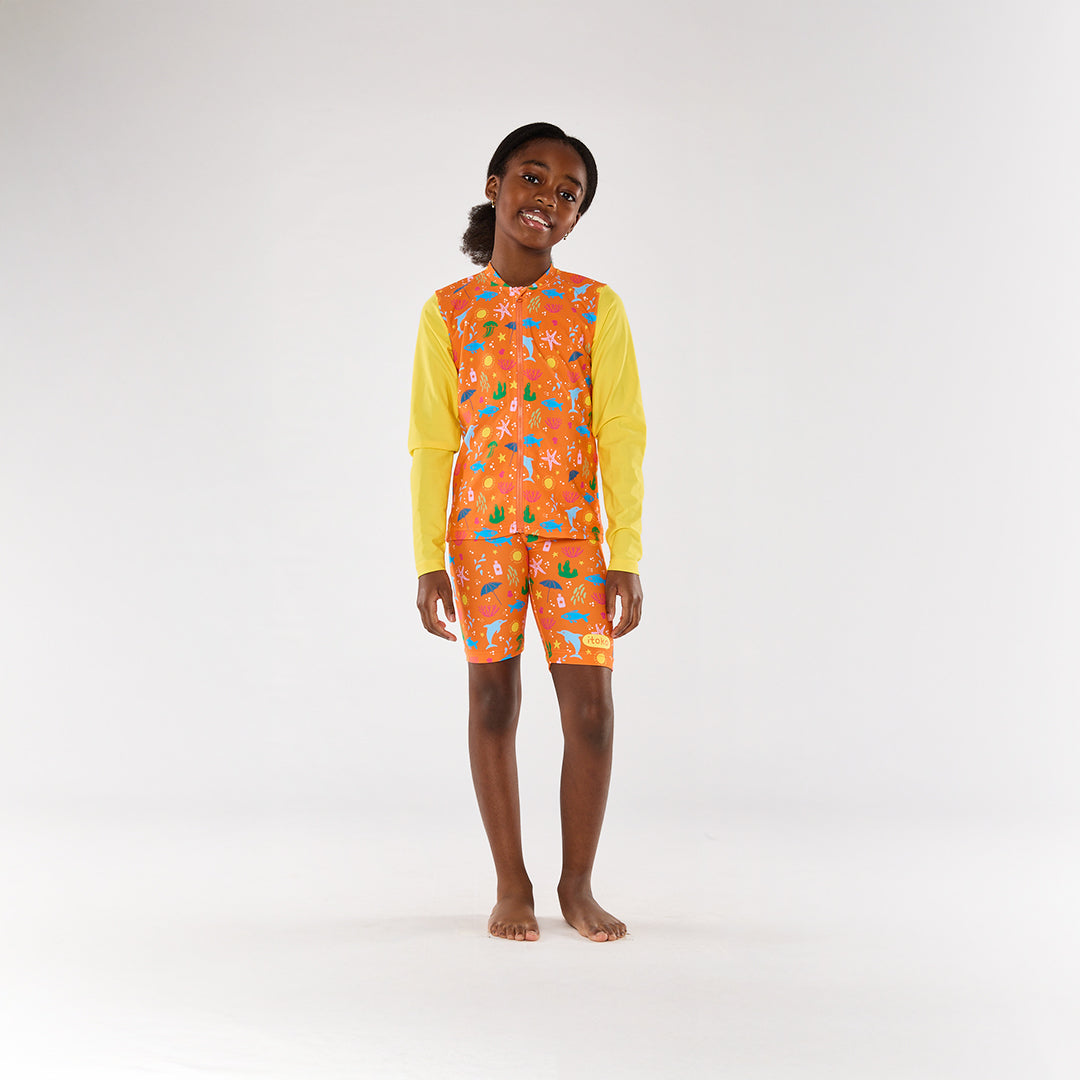 Citrus Splash Swim Shorts