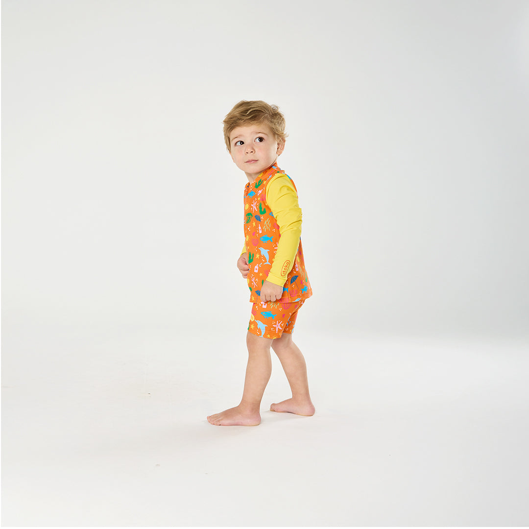 Citrus Splash Swim Shorts