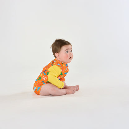 Citrus Splash Zip Up Rashie